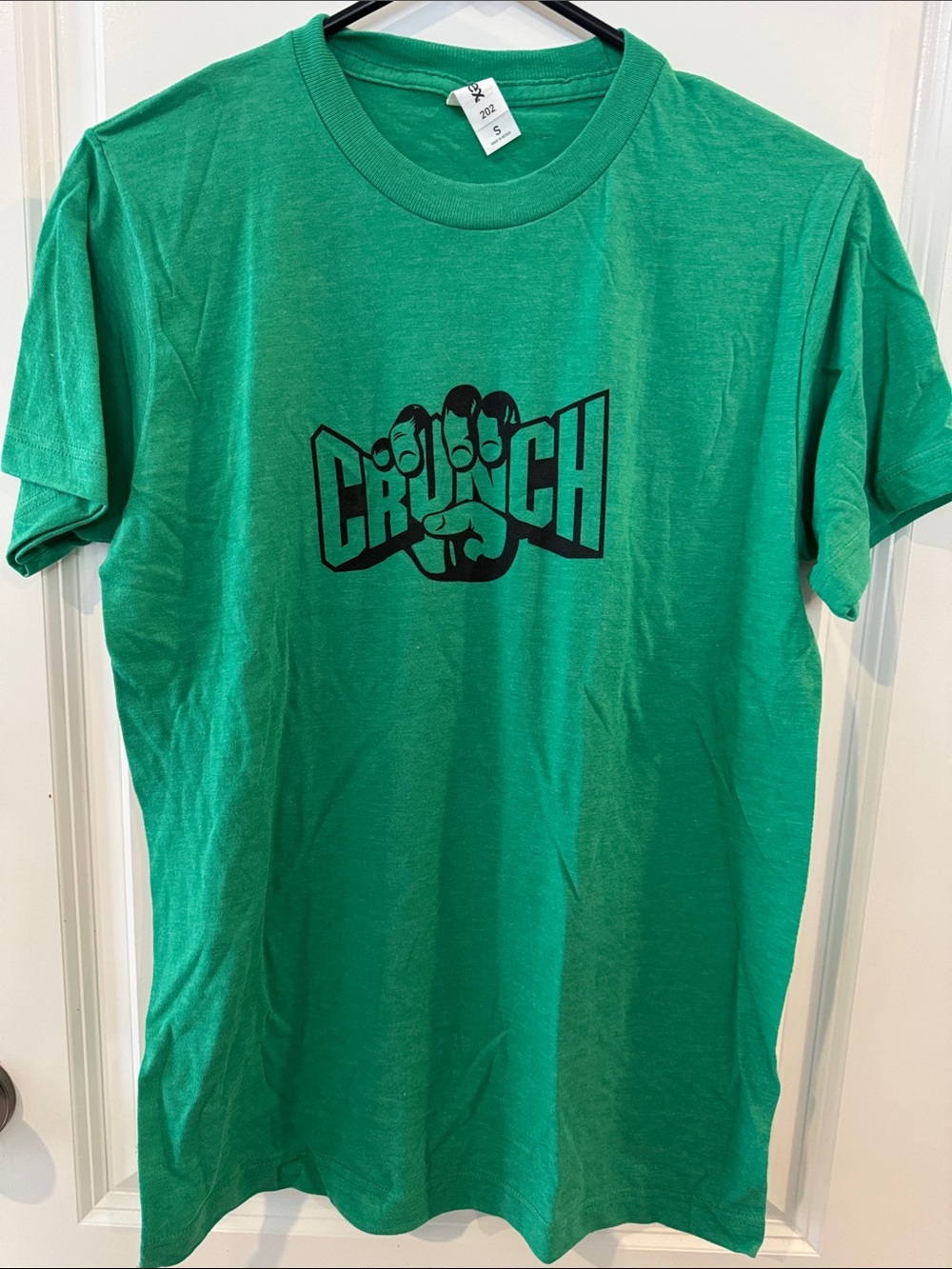 Tultex Green Tee with Black Crunch Graphic